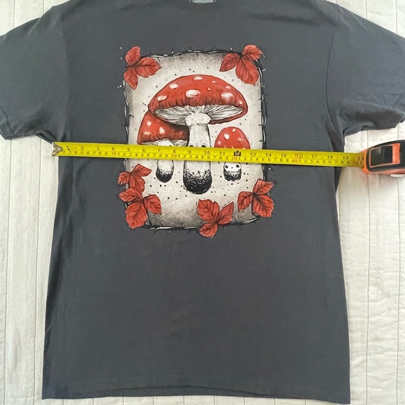 Stephanie Bayles Mushroom Art Cotton Shirt Medium - Picture 4 of 6